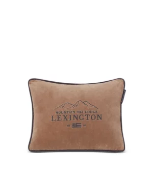 Lexington Lodge samettityyny ruskea